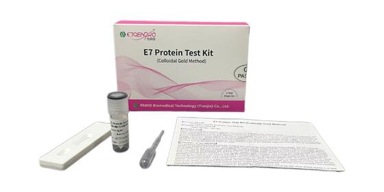 Εγκυκλοπαίδεια HPV E7 Oncoprotein Test Kit για τον έλεγχο του καρκίνου του τραχήλου της μήτρας με αποτελέσματα 15 λεπτών, αυτοαποτύπωση και άμεση ανίχνευση πρωτεϊνών καρκινικών κυττάρων
